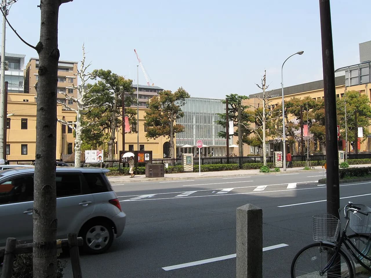 Kyoto International Manga Museum viewed from across the street