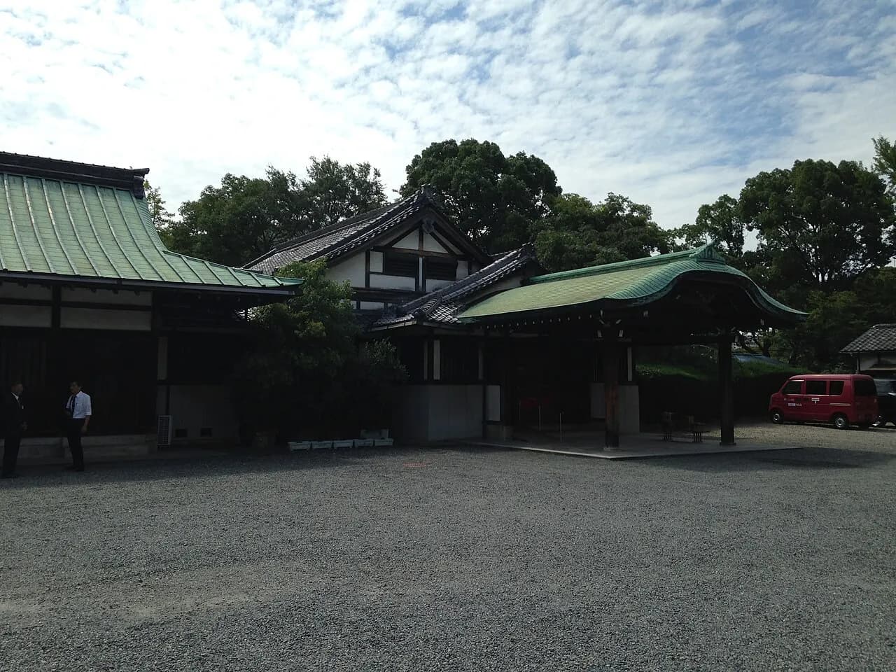 Sanshuden Hall in the grounds of Hokoku Shrine, Osaka