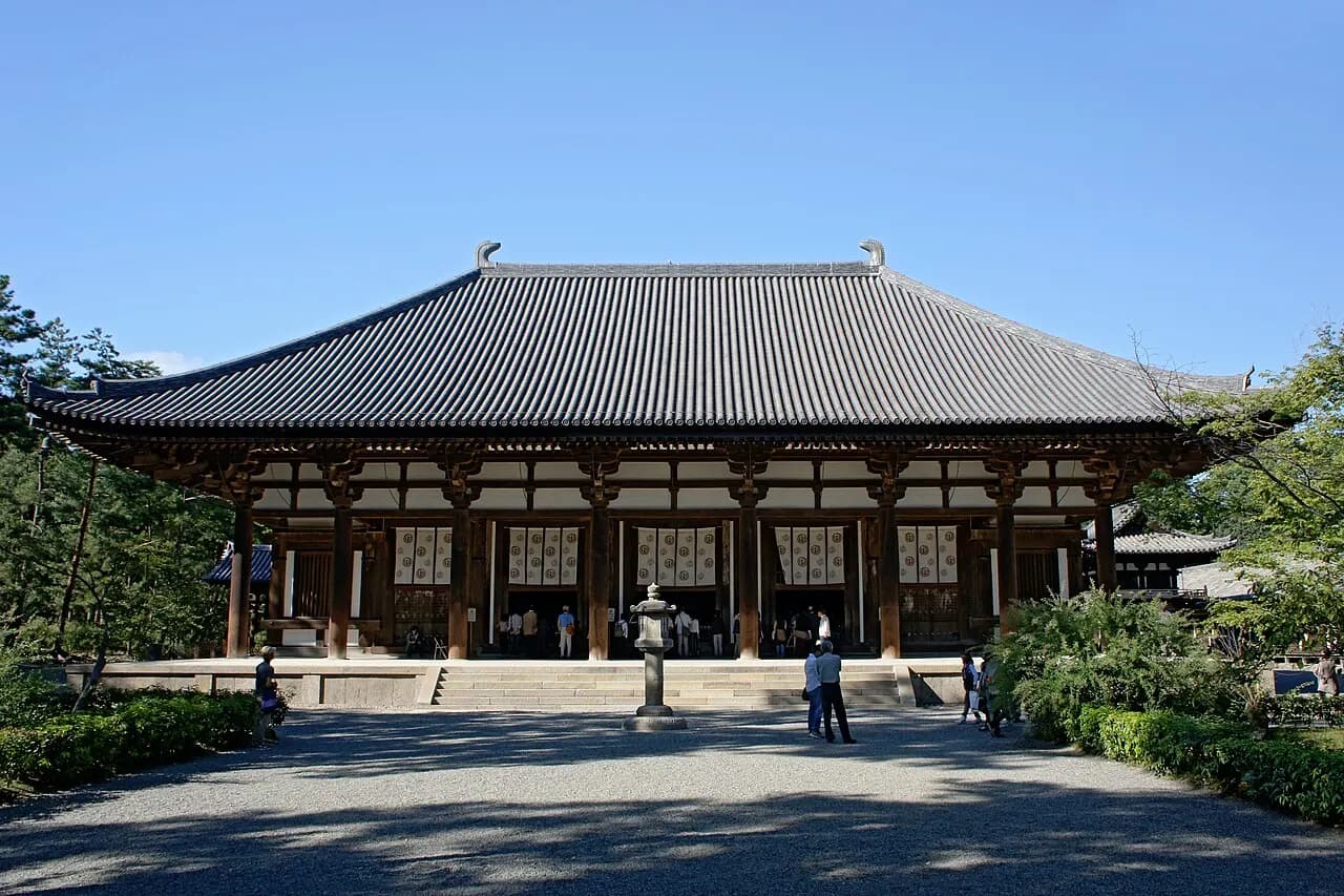 Golden Hall at Toshodai-ji Temple