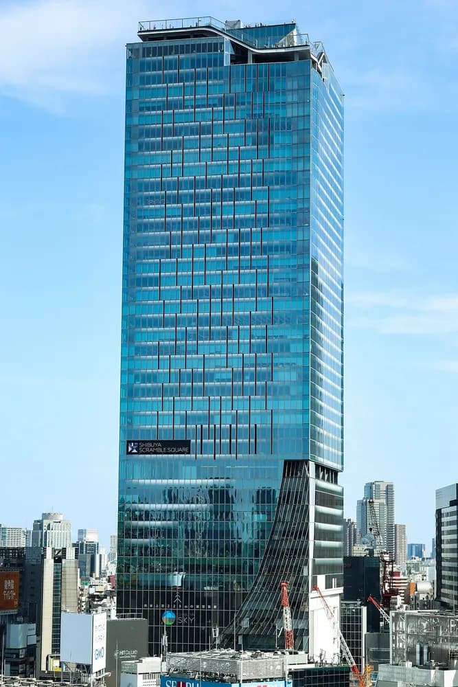 Shibuya Scramble Square tower, home to SHIBUYA SKY