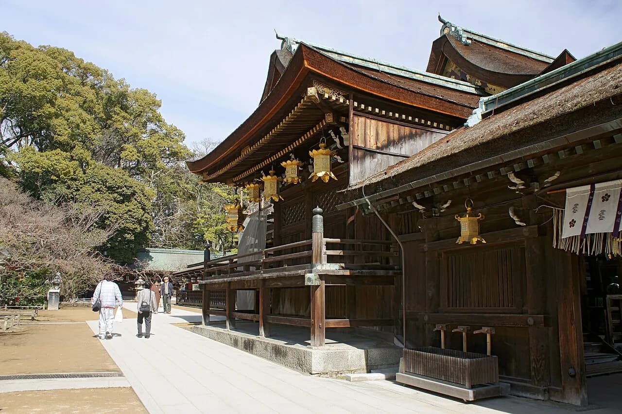Kitano Tenmangu shrine in Kyoto